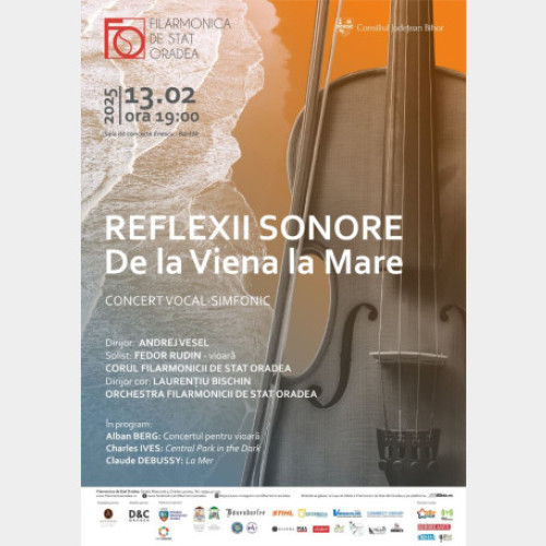 Concert simfonic &quot;Reflexii Sonore: De la Viena la Mare&quot; la Filarmonica de Stat Oradea