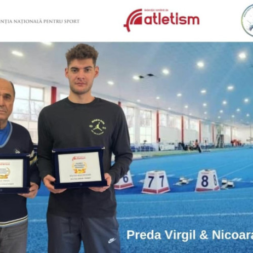 Performanțe remarcabile la Campionatul Național de atletism în sală