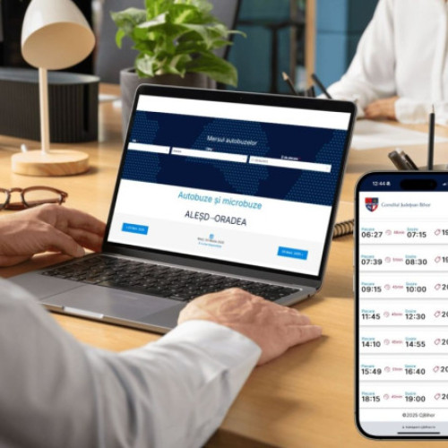 Consiliul Județean Bihor lansează platformă online pentru transportul public