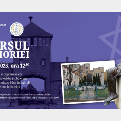 Mars al Memoriei în Oradea pentru a comemora deportarea evreilor