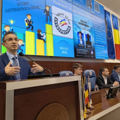 Lansare de proiect pentru antreprenoriatul studențesc la Universitatea din Oradea