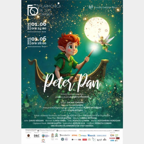 Spectacol muzical &quot;Peter Pan&quot; la Filarmonica de Stat Oradea
