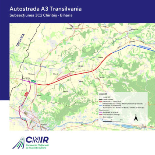 Lotul de autostradă Chiribis-Biharia din Bihor, aproape de începerea lucrărilor