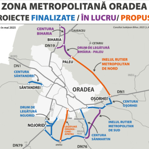 Consiliul Județean Bihor lansează licitația pentru Inelul Metropolitan de Nord